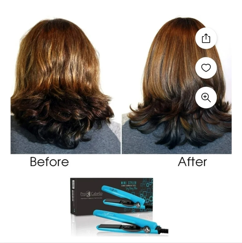 Pro Cabello Mini Styler Sky Blue NIB